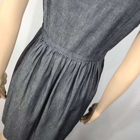 YA Los angle Denim Studded Sleeveless Dress - Picture 5 of 8